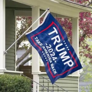 Blue Trump 2024 Flag 5 by 7 ft